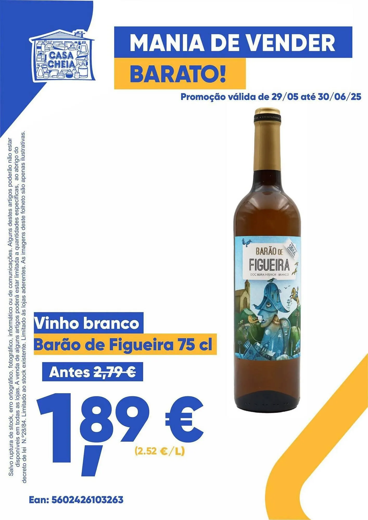 Folheto Folheto Casa Cheia de 29 de maio até 30 de junho 2025 - Pagina 1