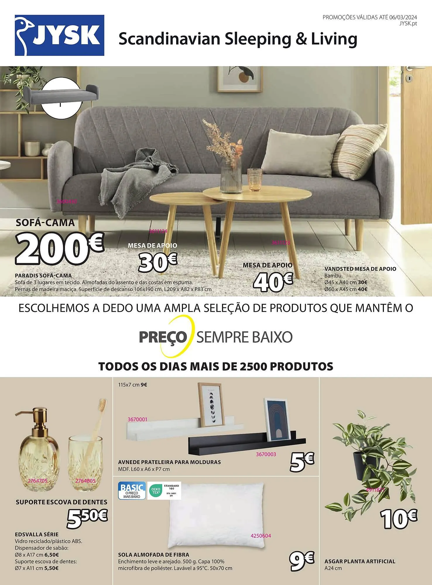 Folheto Folheto JYSK de 22 de fevereiro até 6 de março 2024 - Pagina 