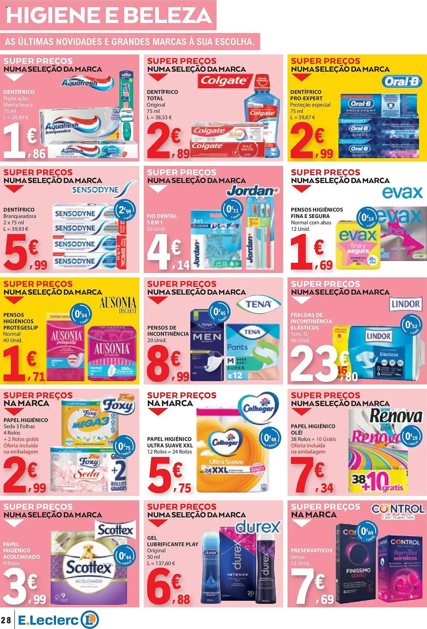 Folheto Folheto E.Leclerc de 5 de março até 12 de março 2026 - Pagina 28