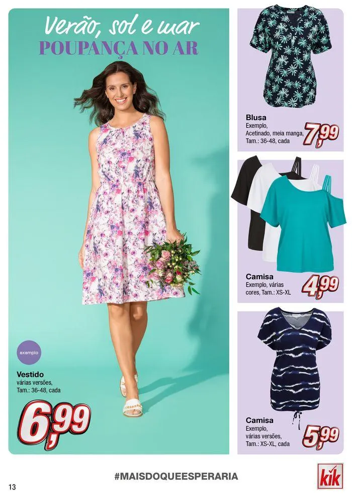 Folheto Mais poupança, mais verão! de 10 de junho até 16 de junho 2024 - Pagina 13