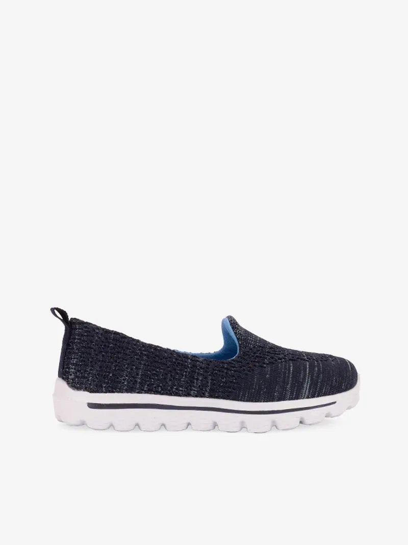 SAPATILHA SLIP ON EM MESH TÉCNICO COM SOLA RUNNING EXTRA LEVE