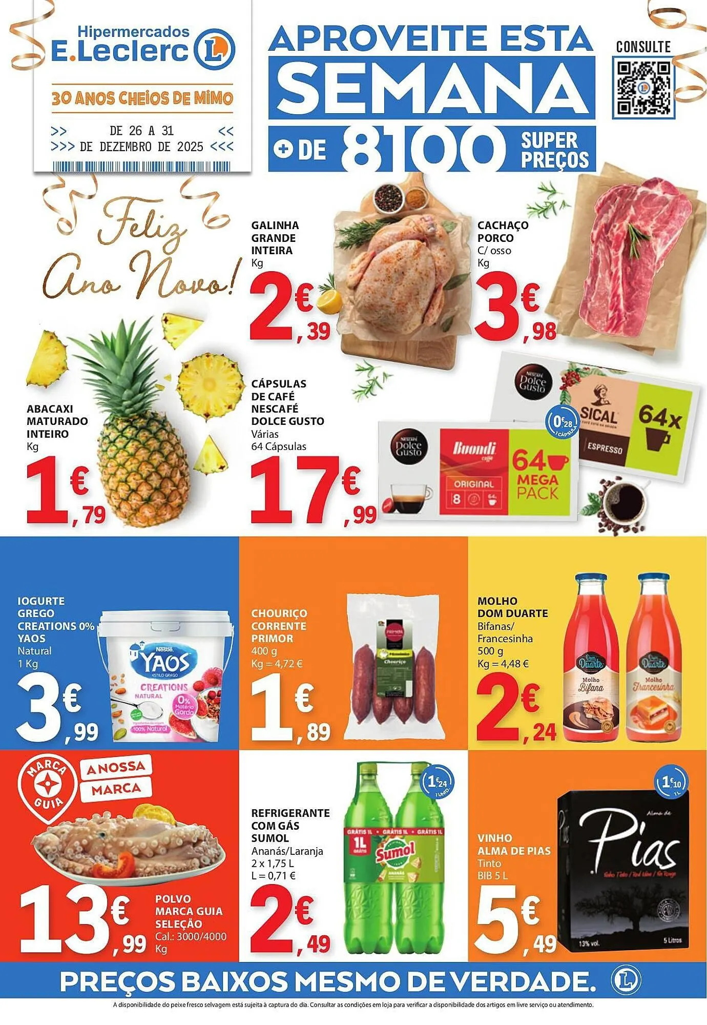 Folheto Folheto E.Leclerc de 26 de dezembro até 31 de dezembro 2025 - Pagina 1