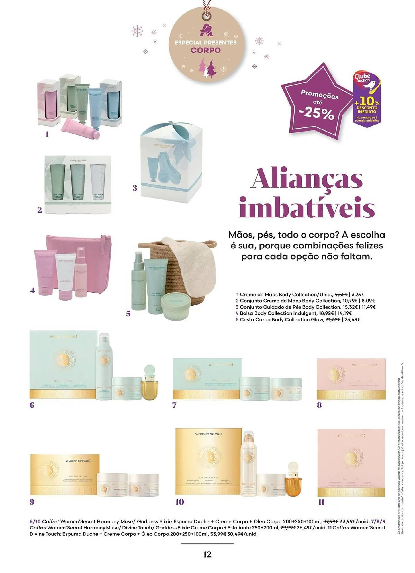 Folheto Folheto Auchan de 6 de novembro até 26 de dezembro 2025 - Pagina 12
