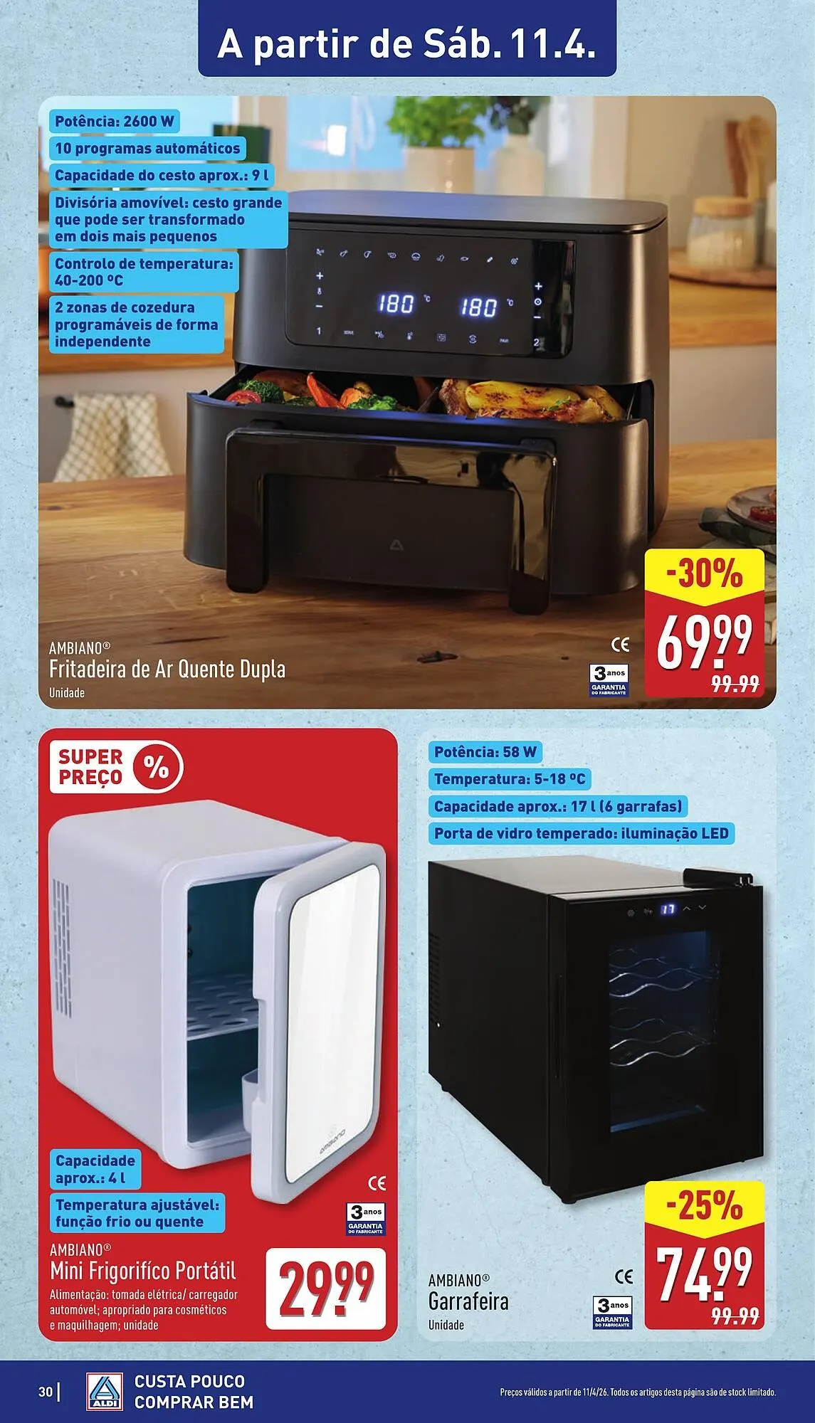 Folheto Folheto ALDI de 6 de abril até 12 de abril 2026 - Pagina 30