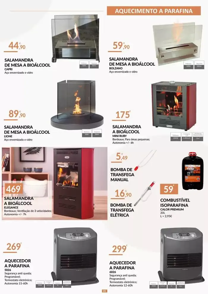 Folheto Folheto Aquecimento Brico Lordelo de 22 de outubro até 20 de janeiro 2025 - Pagina 21