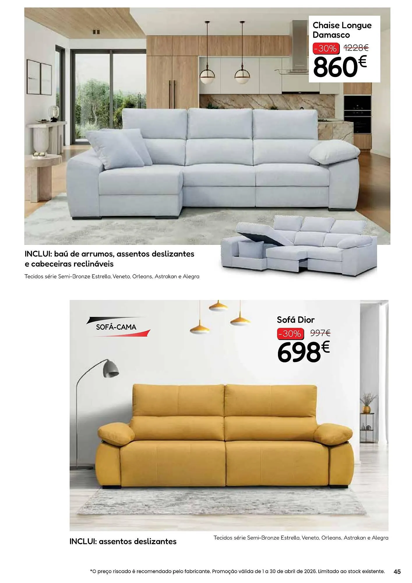 Folheto Folheto Hiper Centro do Móvel de 13 de abril até 30 de abril 2026 - Pagina 45