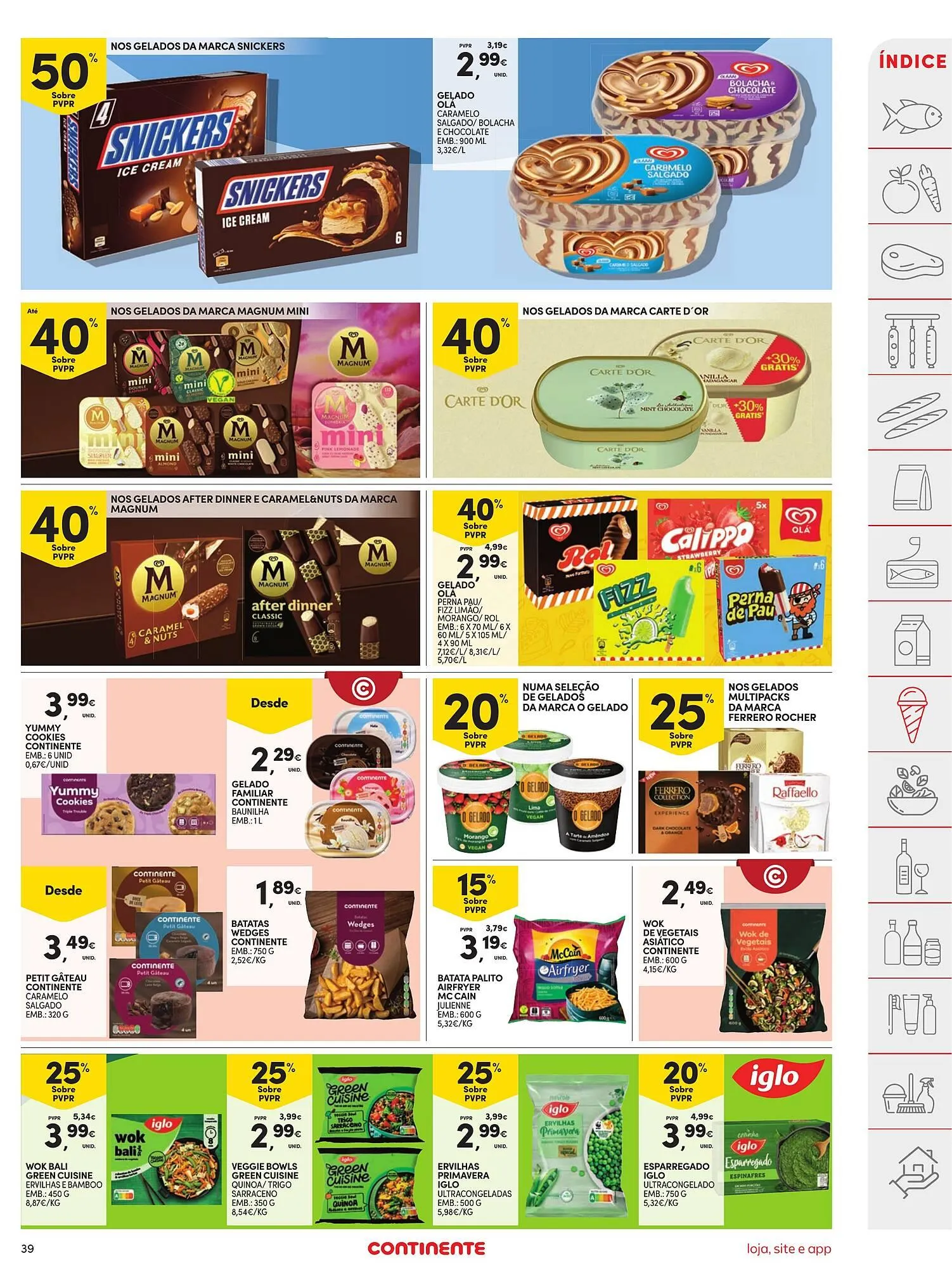Folheto Folheto Continente de 3 de março até 9 de março 2026 - Pagina 39