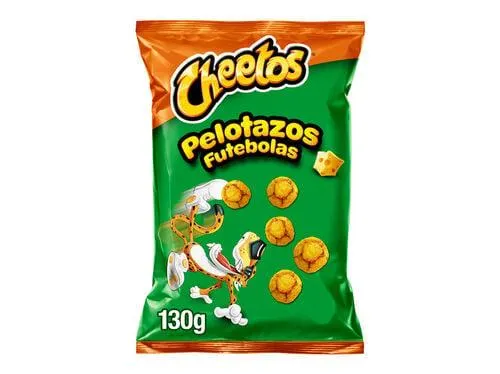 aperitivo cheetos futebolas 130g