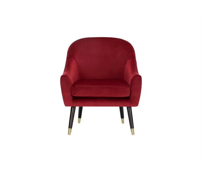 Cadeirão decorativo RETRO cor vermelha