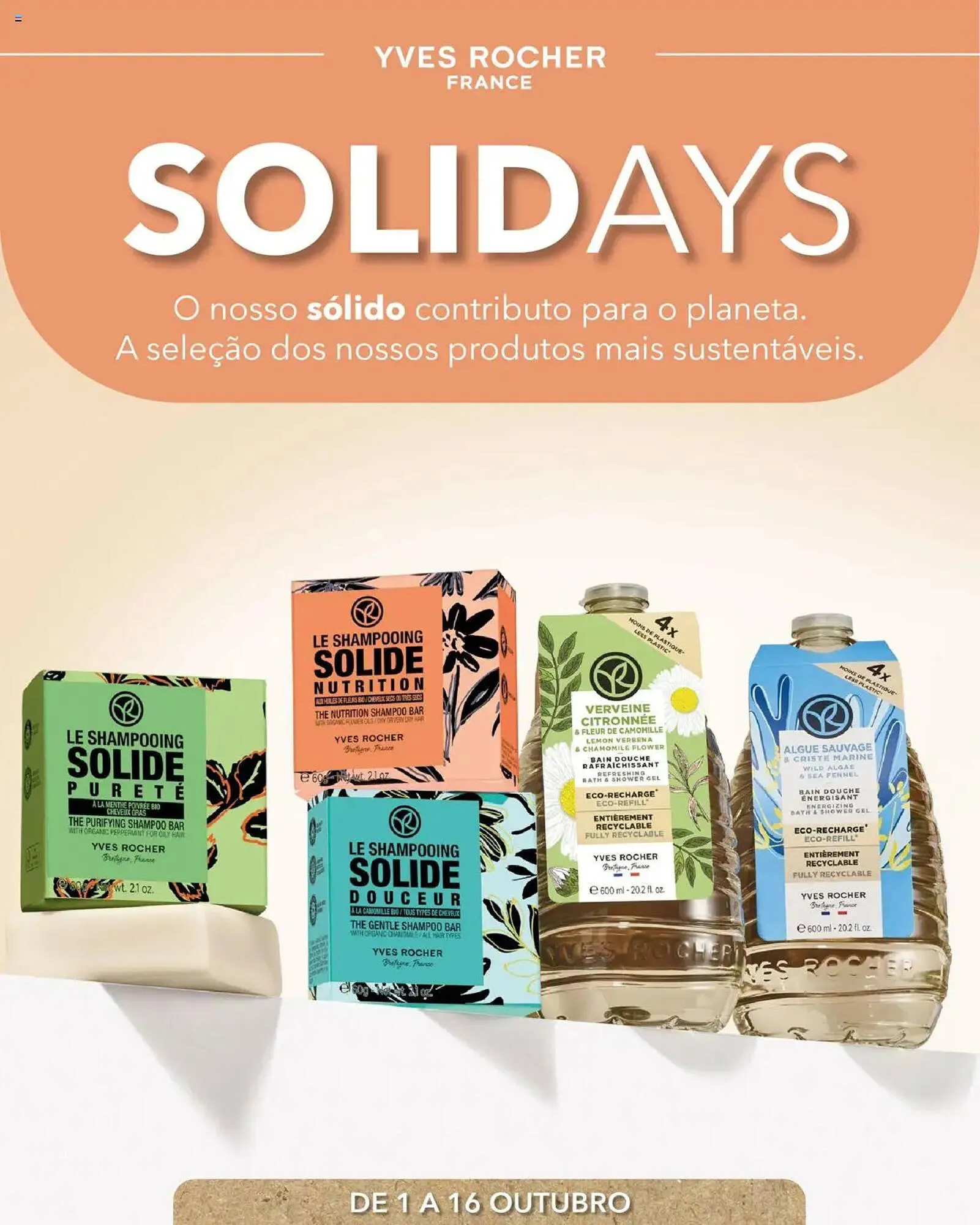 Folheto Catálogo Yves Rocher de 1 de outubro até 17 de outubro 2025 - Pagina 1