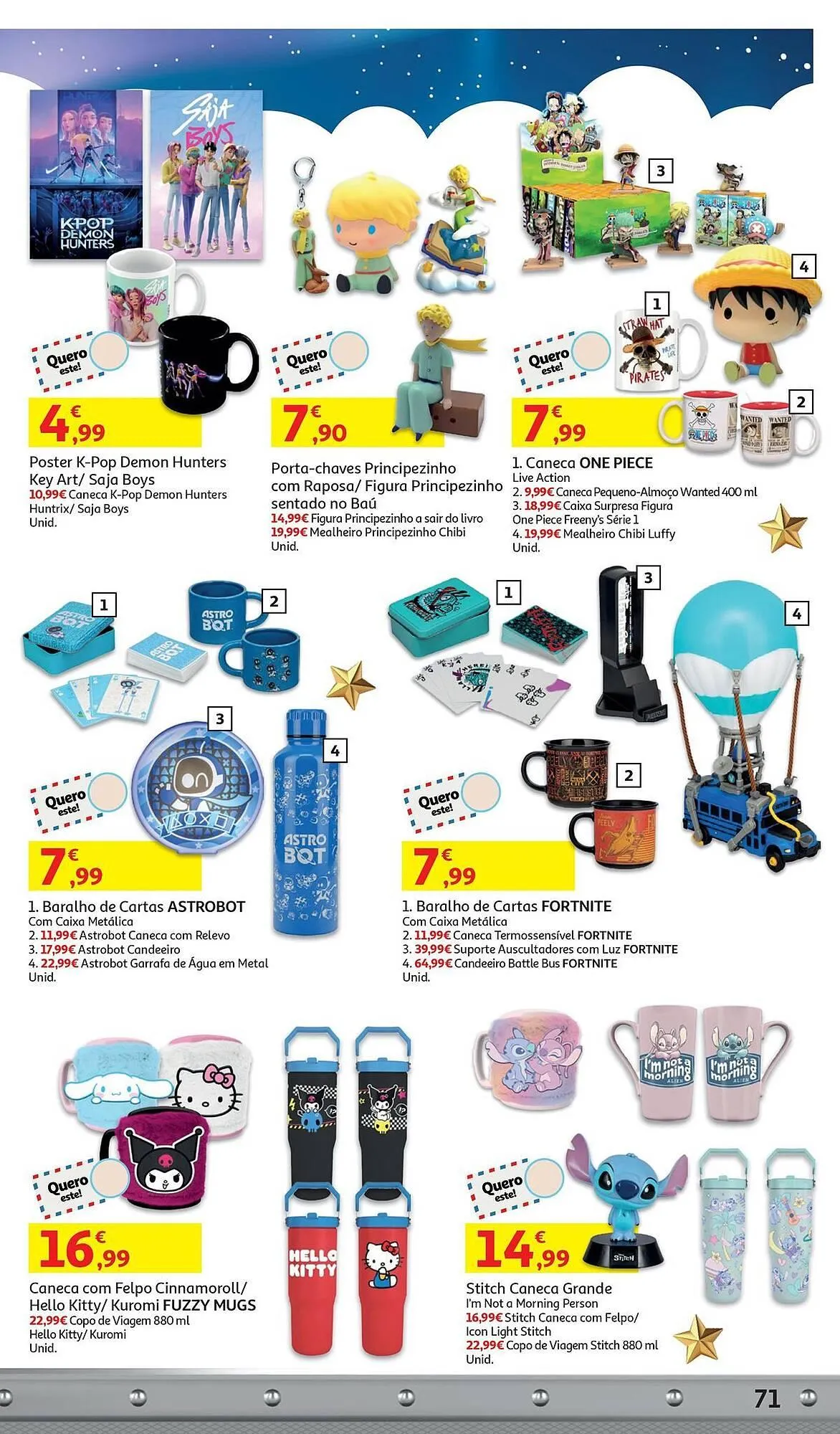 Folheto Folheto Auchan de 5 de novembro até 9 de dezembro 2025 - Pagina 71