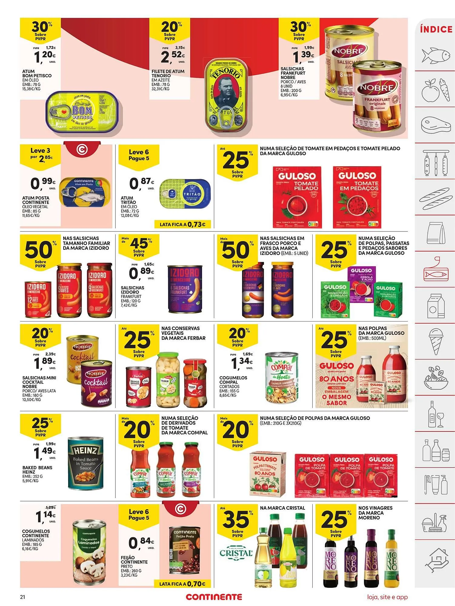 Folheto Folheto Continente de 17 de março até 23 de março 2026 - Pagina 21