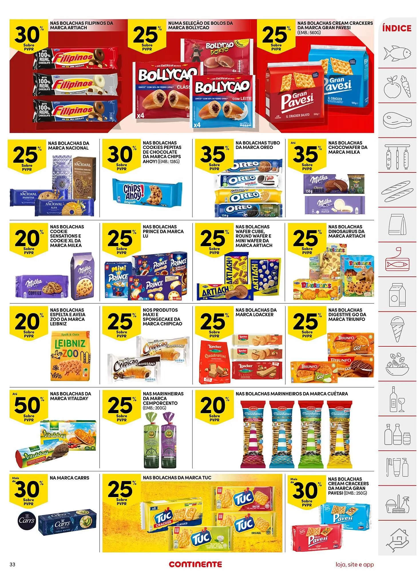 Folheto Folheto Continente de 10 de março até 16 de março 2026 - Pagina 33