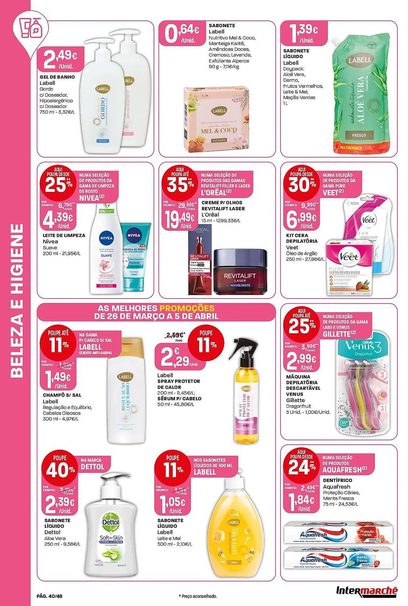 Folheto Folheto Intermarché de 26 de março até 5 de abril 2026 - Pagina 40