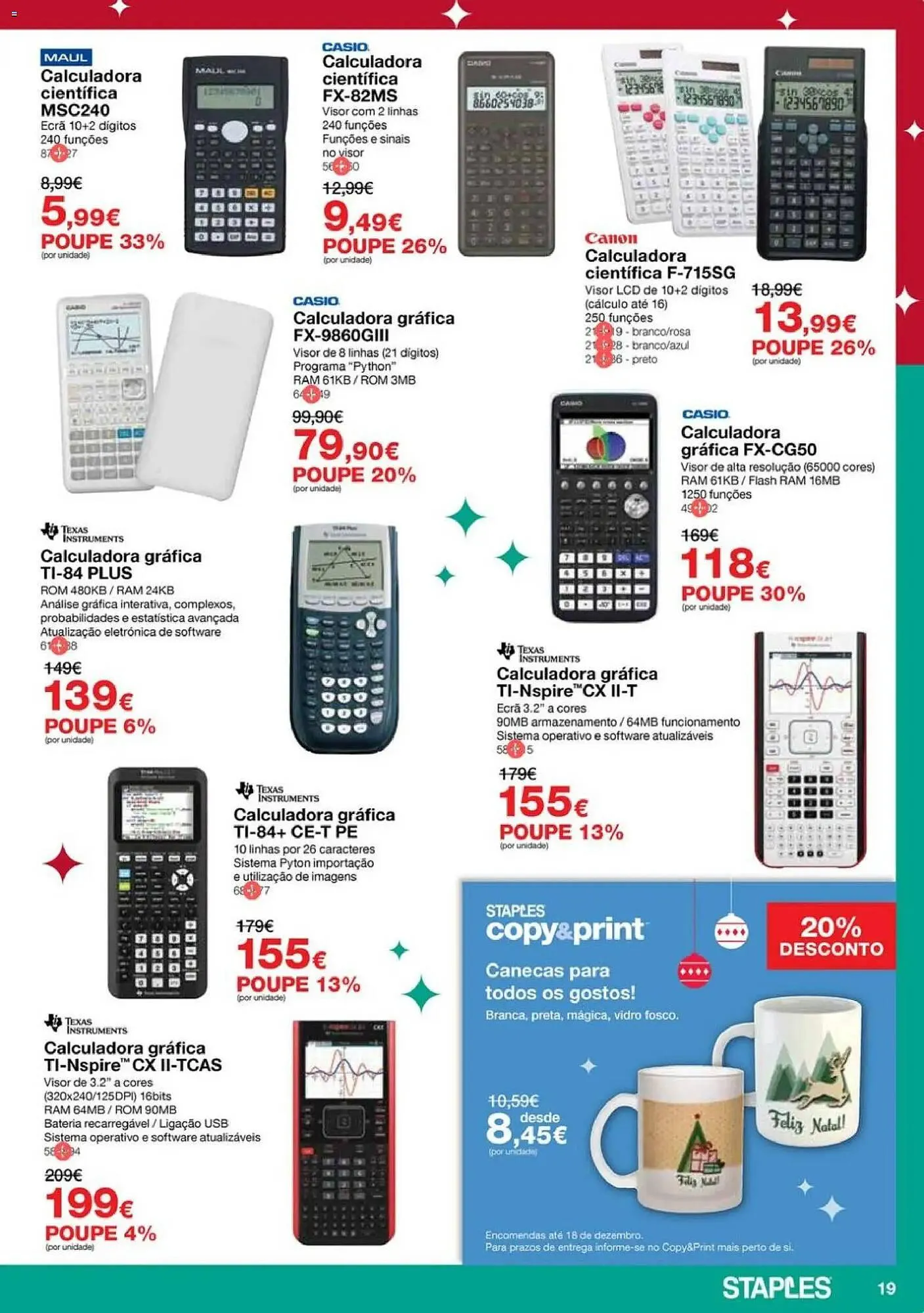 Folheto Folheto Staples de 3 de dezembro até 25 de dezembro 2025 - Pagina 19
