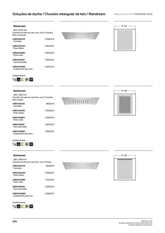 Folheto Soluções de Banho  de 6 de janeiro até 31 de dezembro 2025 - Pagina 676