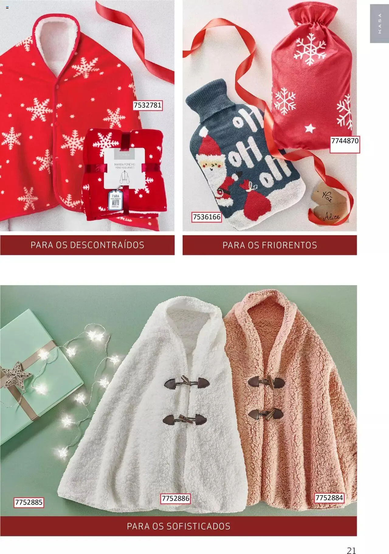 Folheto Continente Kasa Catálogo Kasa Dicas Decoração Natal de 21 de novembro até 24 de dezembro 2023 - Pagina 21