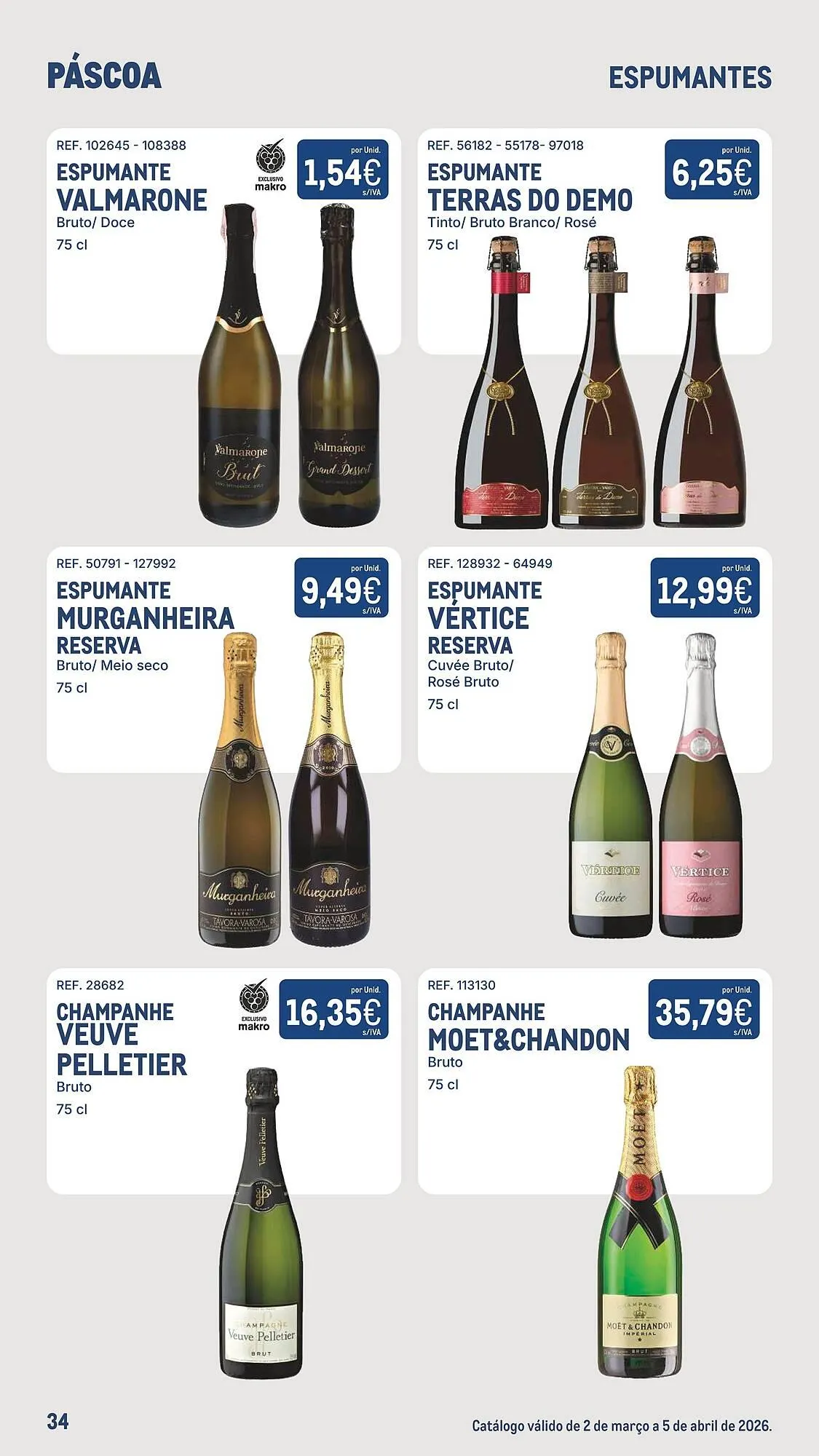 Folheto Catálogo Makro de 2 de março até 5 de abril 2026 - Pagina 34