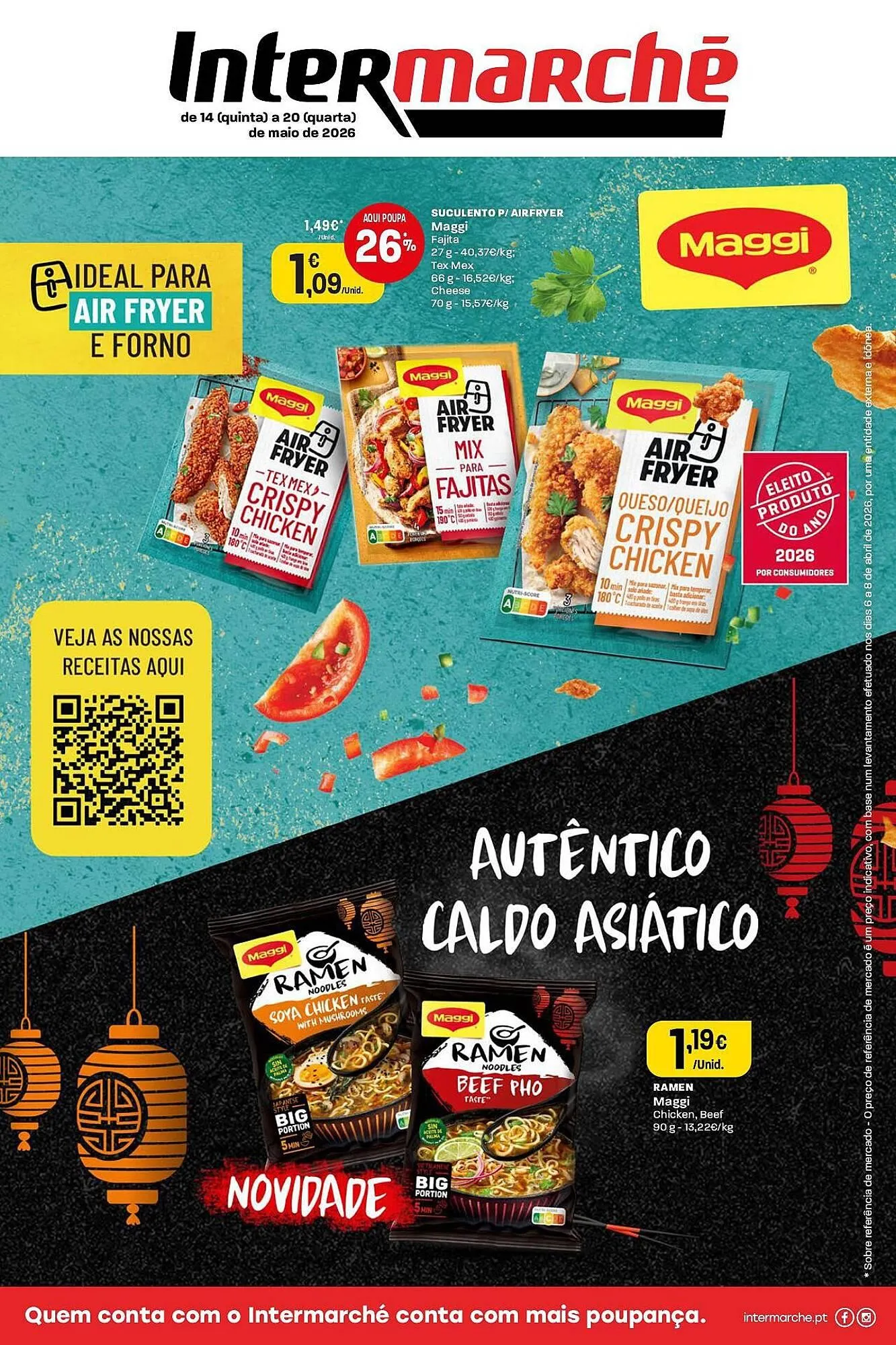 Folheto Folheto Intermarché de 14 de maio até 20 de maio 2026 - Pagina 1