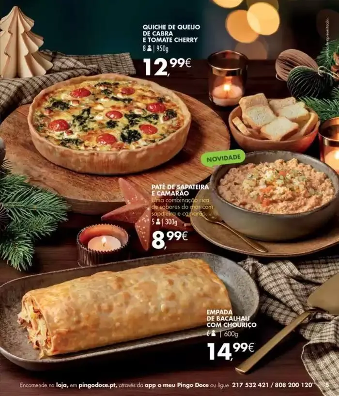 Folheto Pingo Doce Encomendas de Natal e Ano Novo Madeira de 26 de novembro até 26 de dezembro 2024 - Pagina 5