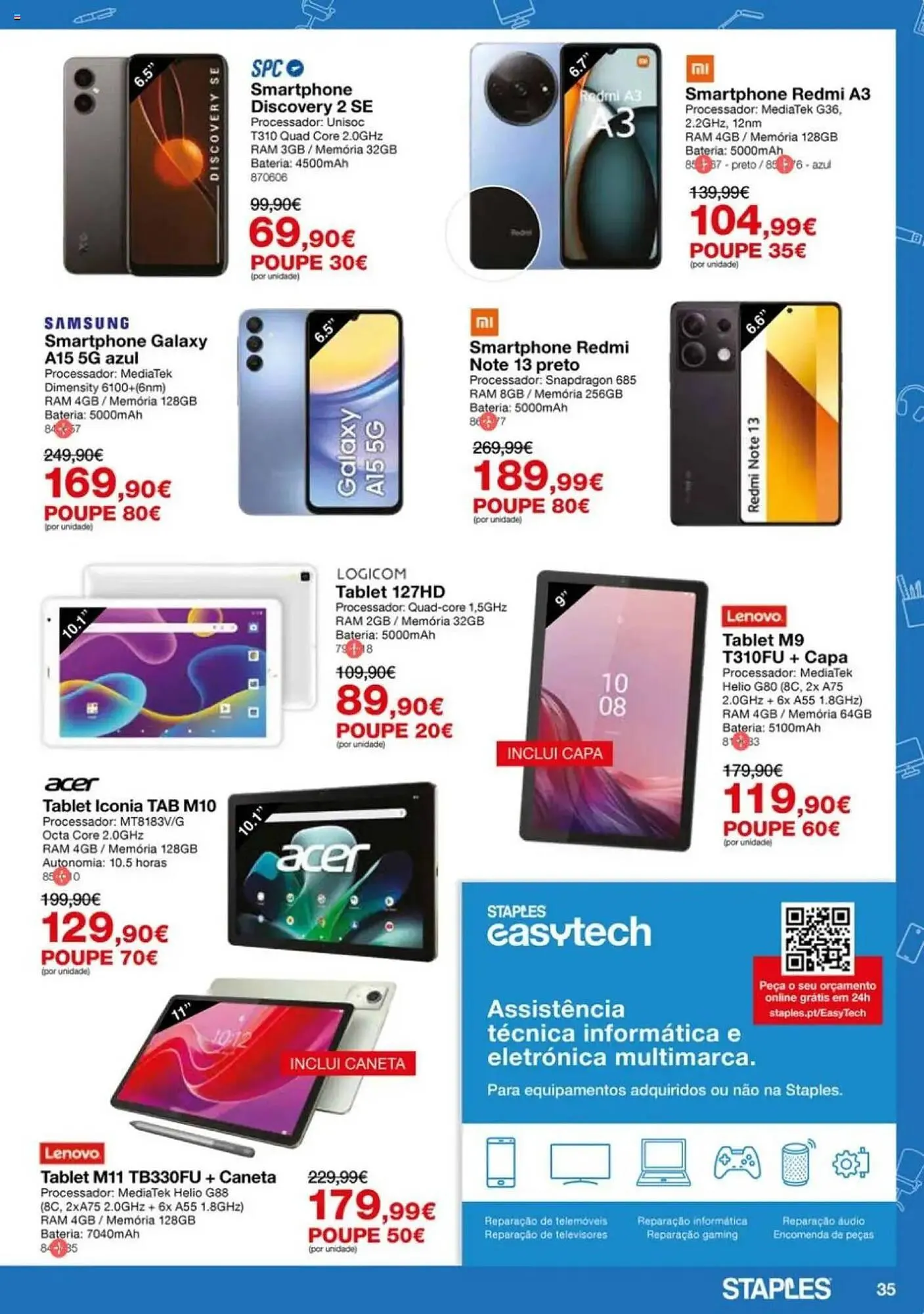 Folheto Folheto Staples de 2 de janeiro até 20 de fevereiro 2025 - Pagina 35