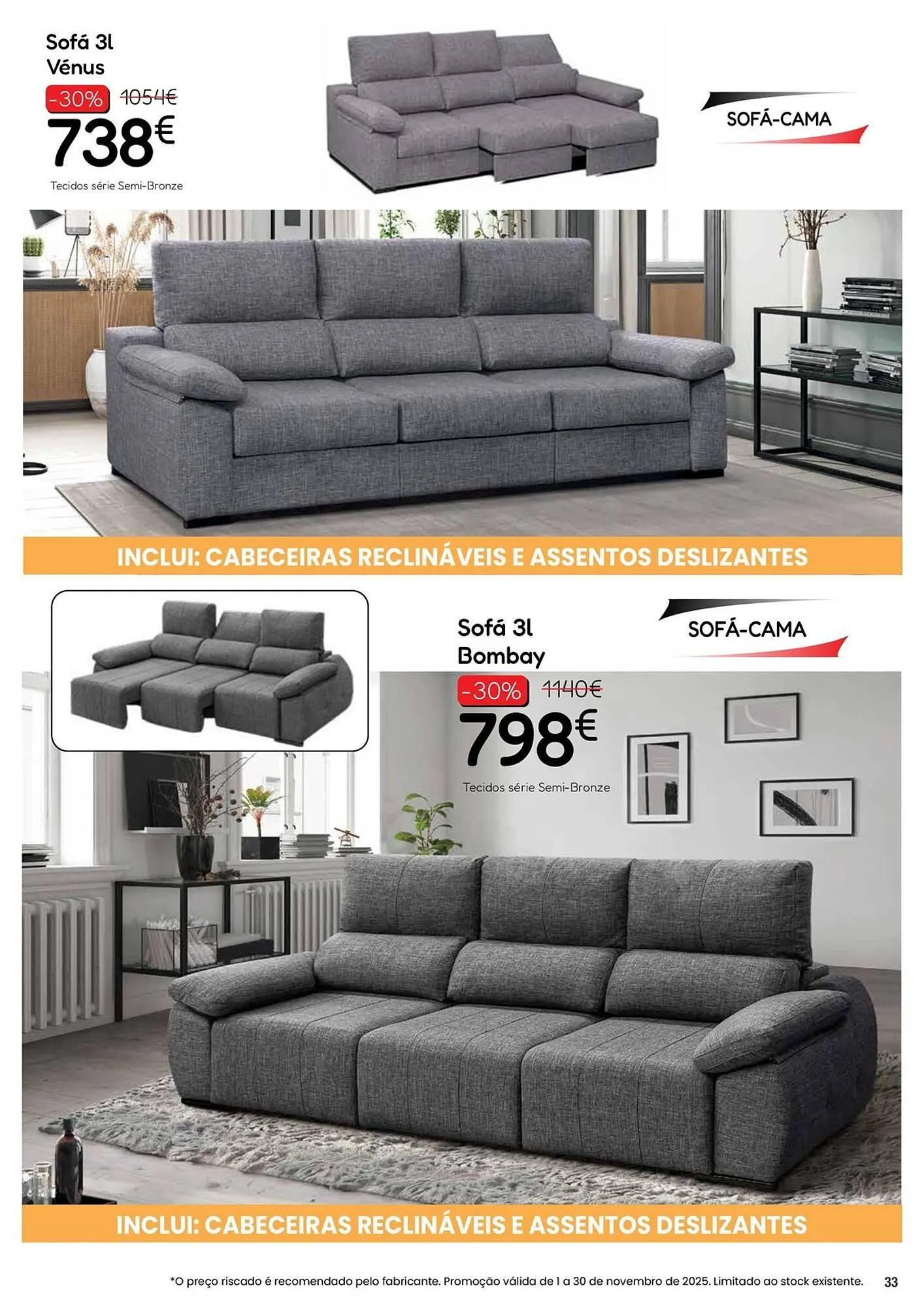 Folheto Folheto Hiper Centro do Móvel de 4 de novembro até 30 de novembro 2025 - Pagina 33