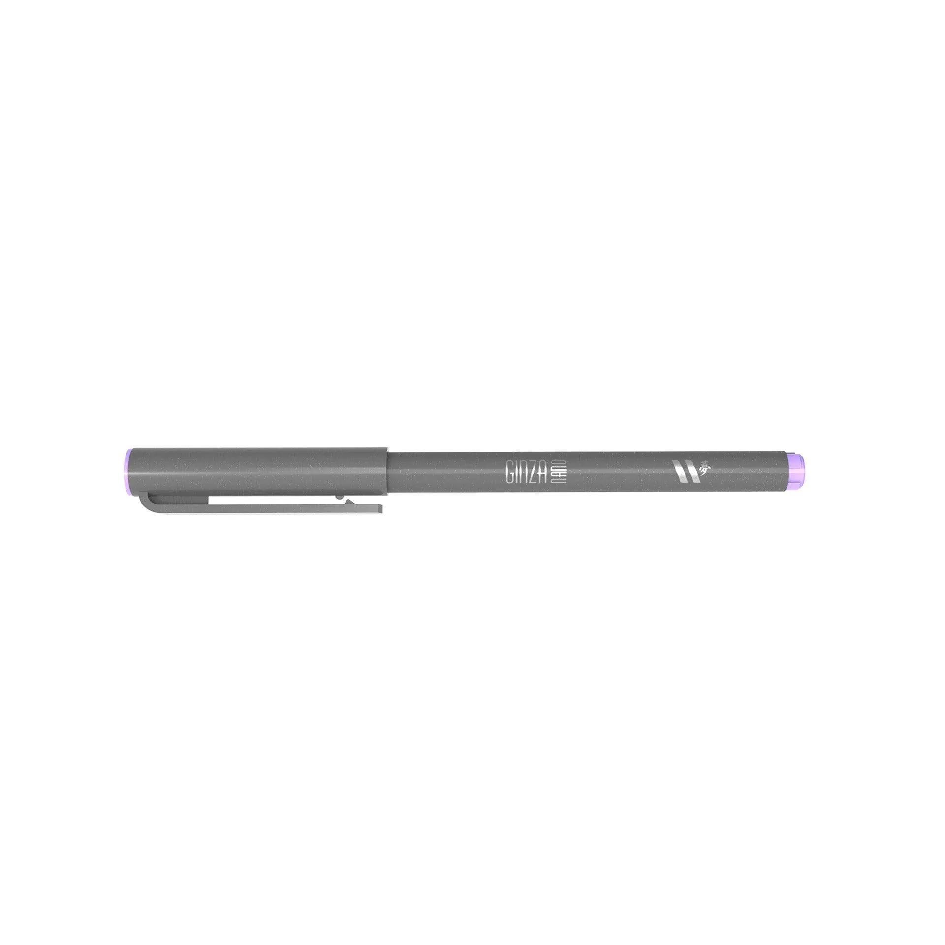 Marcador Ginza Nano Brush Pen Roxo Lavanda
