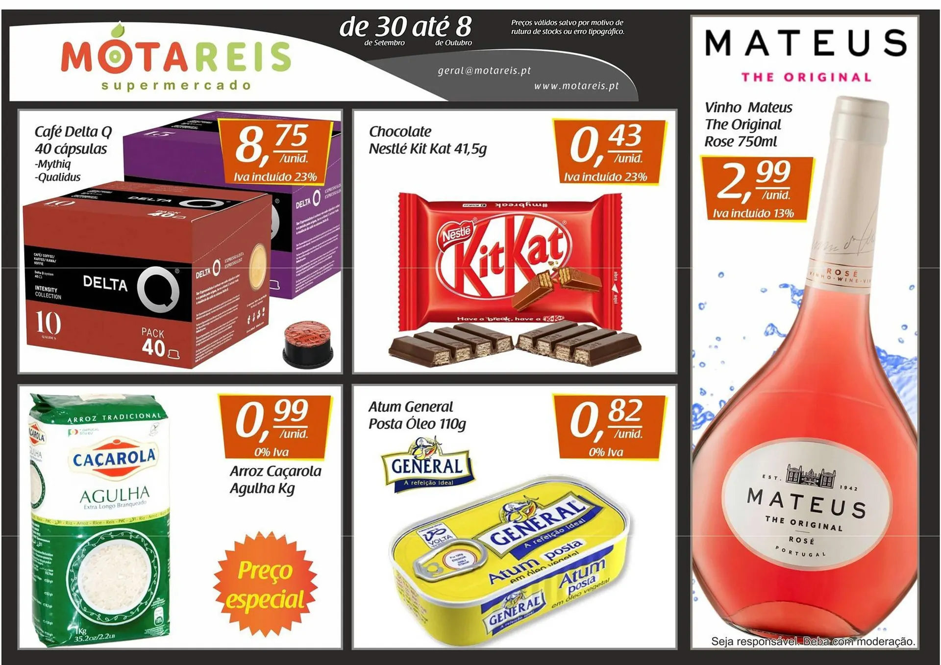 Folheto Folheto Mota Reis de 30 de setembro até 8 de outubro 2023 - Pagina 1