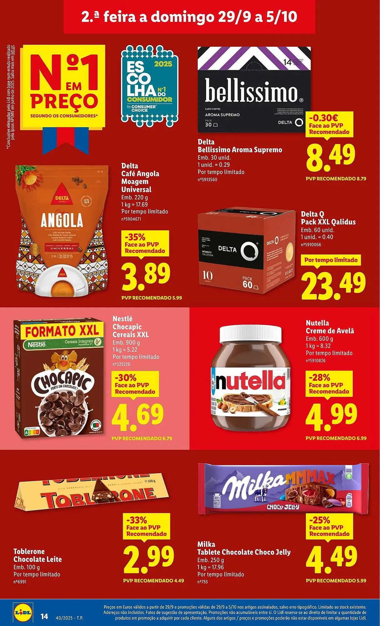 Folheto Folheto Lidl de 29 de setembro até 5 de outubro 2025 - Pagina 14