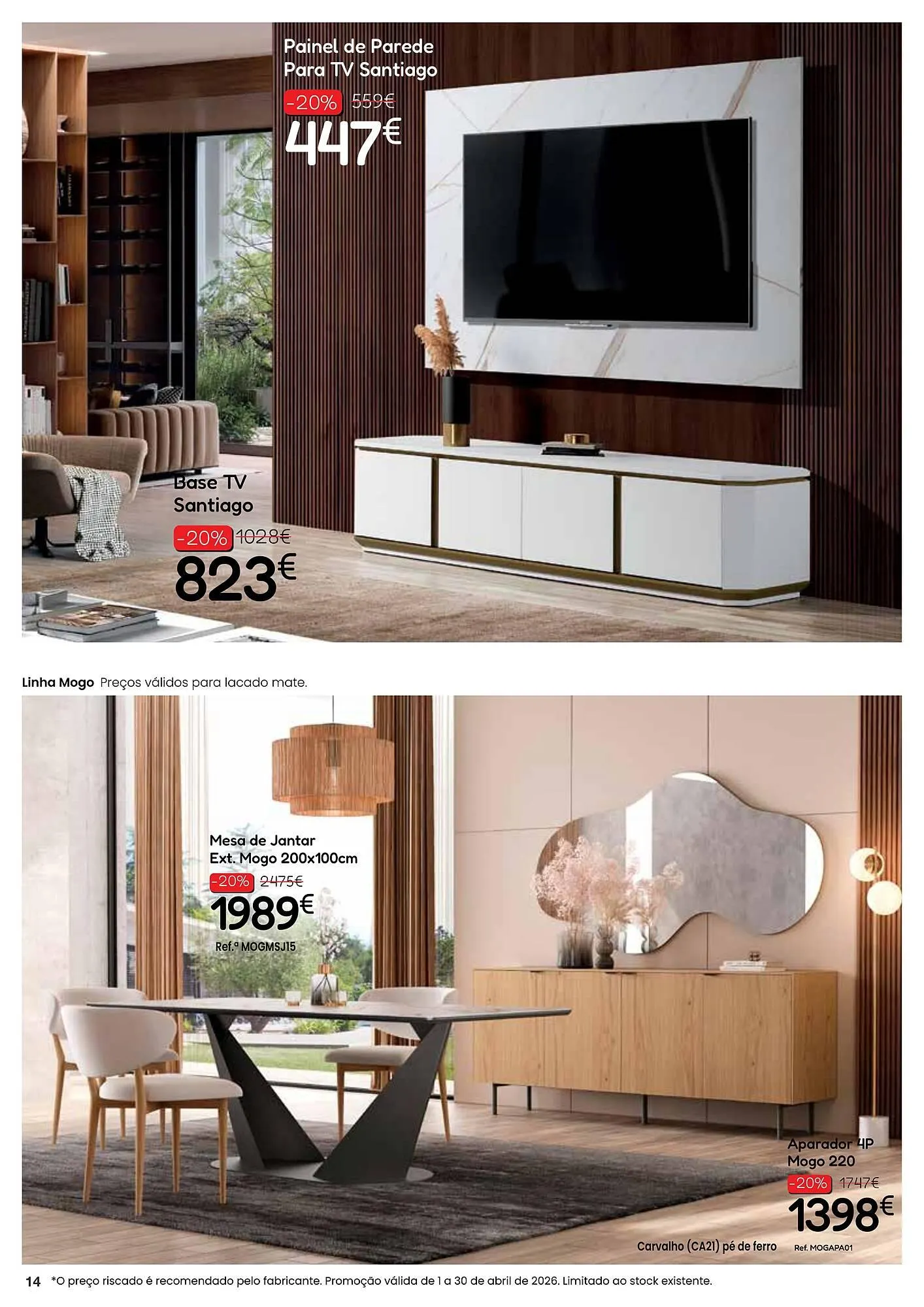 Folheto Folheto Hiper Centro do Móvel de 13 de abril até 30 de abril 2026 - Pagina 14