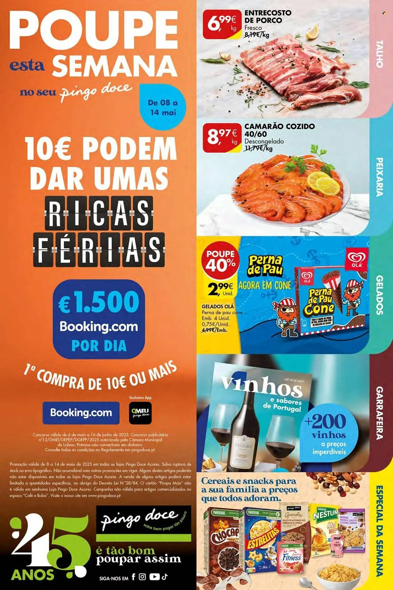 Folheto Folheto Pingo Doce de 8 de maio até 14 de maio 2025 - Pagina 1