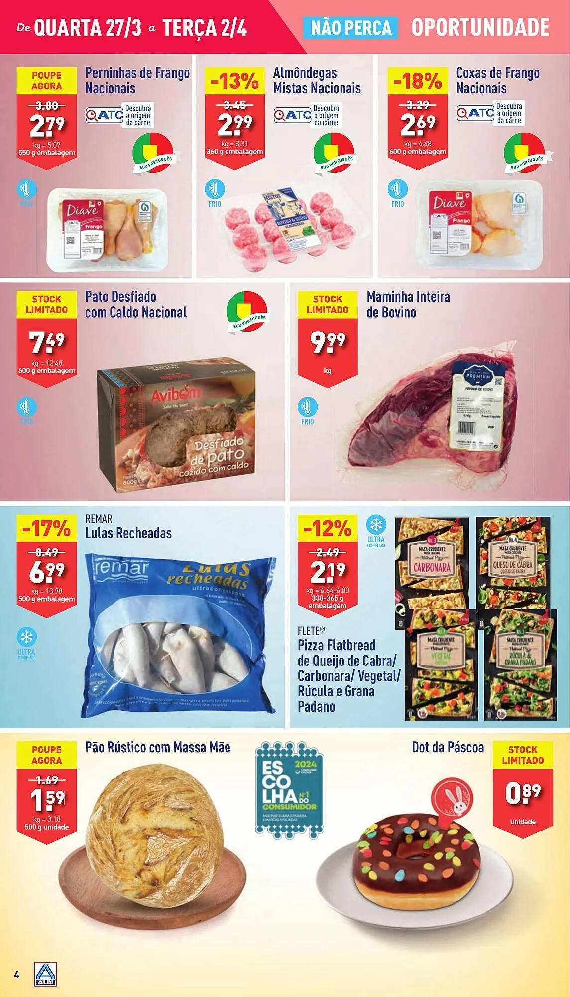 Folheto Folheto ALDI de 27 de março até 2 de abril 2024 - Pagina 4