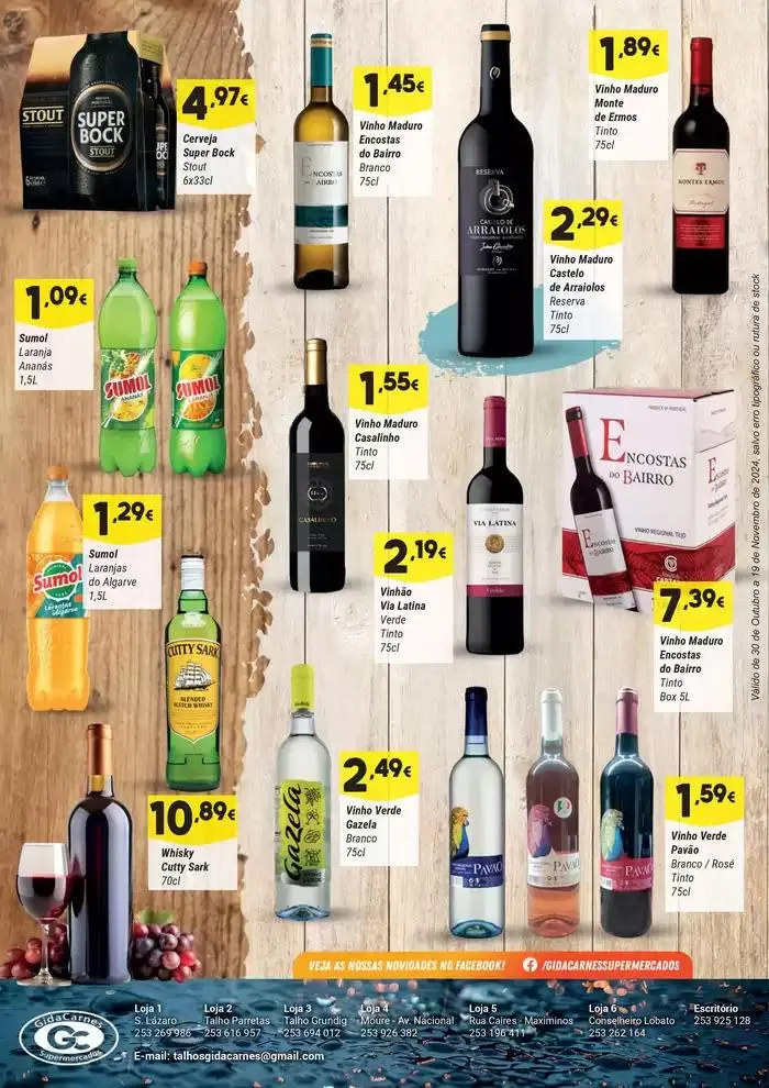 Folheto Folheto GidaCarnes Supermercados de 31 de outubro até 19 de novembro 2024 - Pagina 4