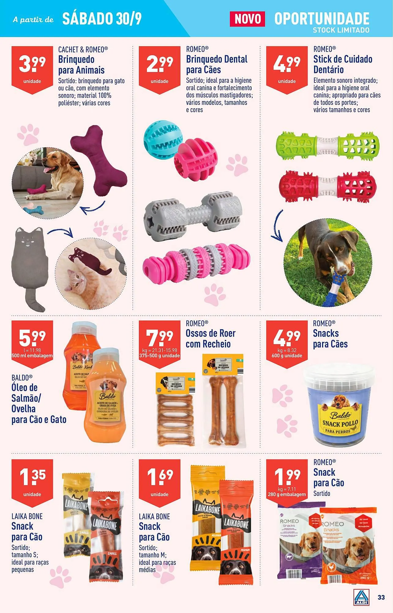 Folheto Folheto ALDI de 27 de setembro até 3 de outubro 2023 - Pagina 33