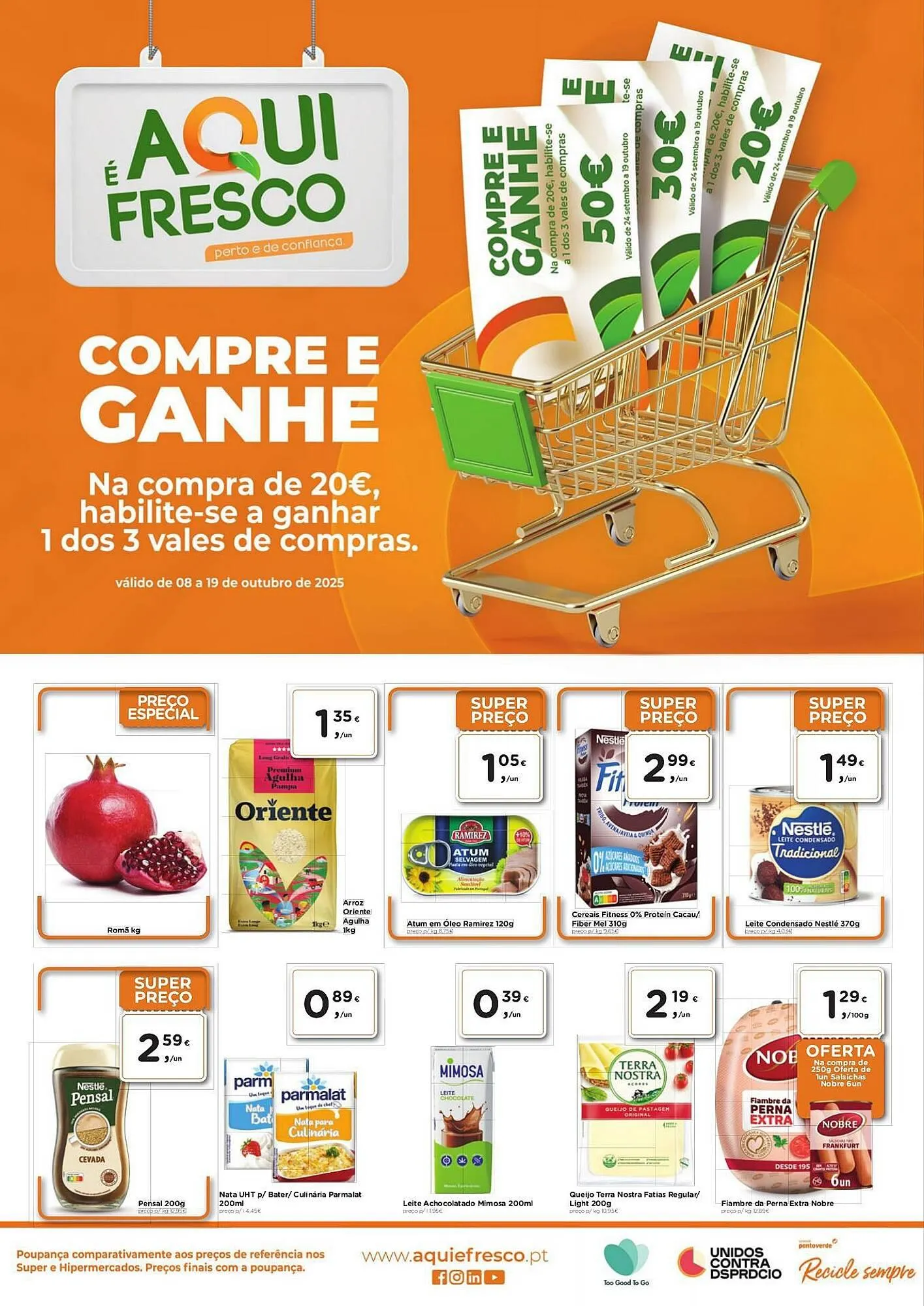 Folheto Aqui é fresco - 1