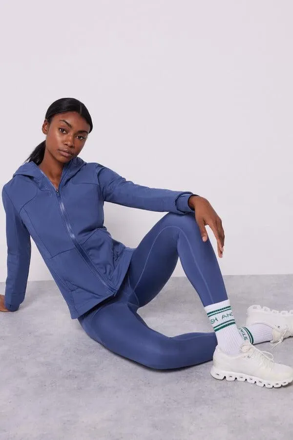 Chaqueta técnica water-repellent azul