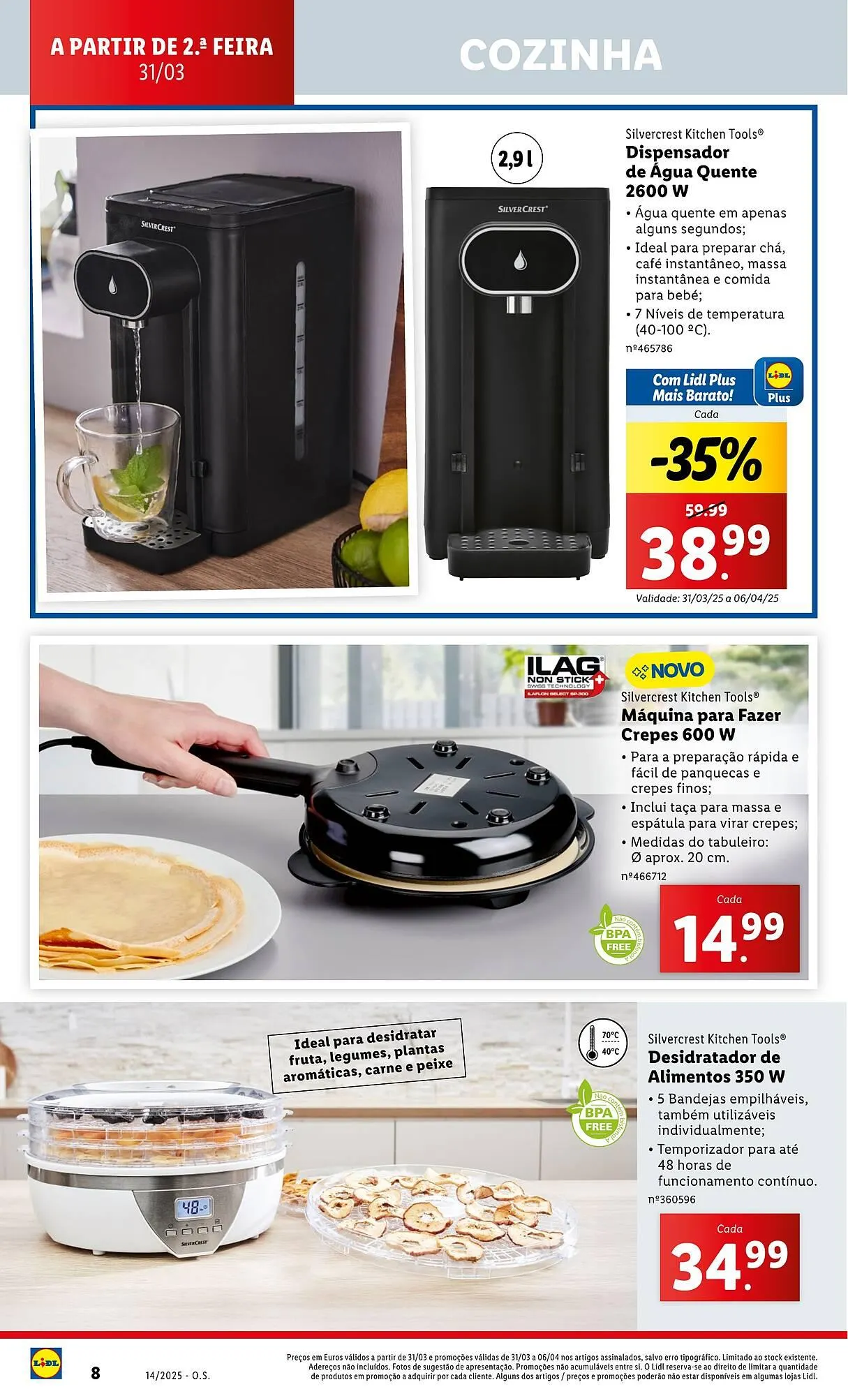 Folheto Folheto Lidl de 31 de março até 6 de abril 2025 - Pagina 8