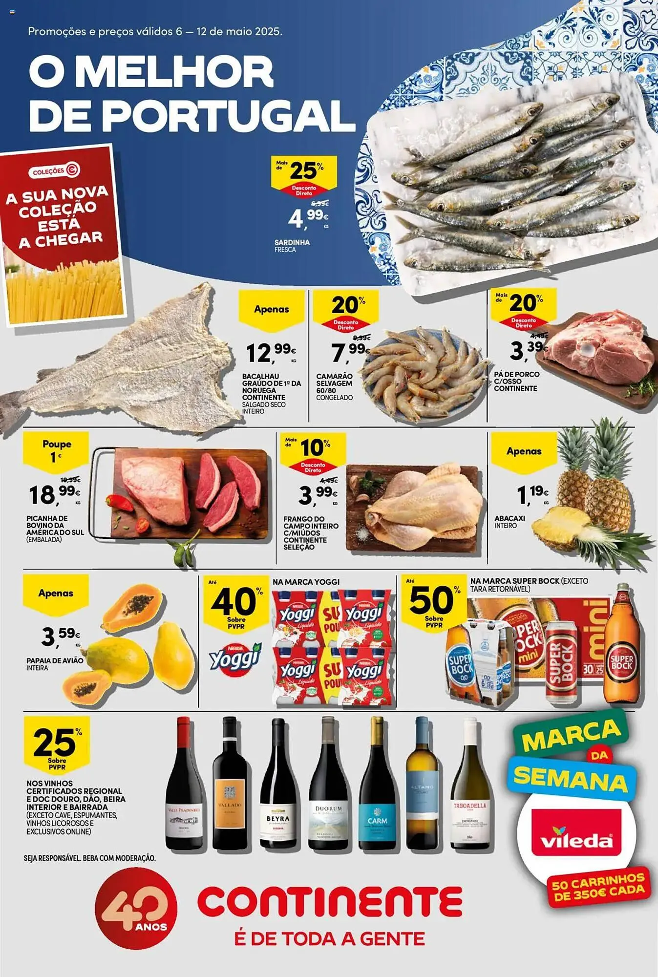 Folheto Folheto Continente Bom dia de 6 de maio até 12 de maio 2025 - Pagina 1