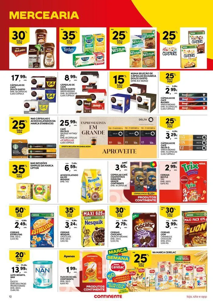 Folheto Continente Bom Dia: É de quem não se poupa de poupar de 8 de agosto até 12 de agosto 2024 - Pagina 12