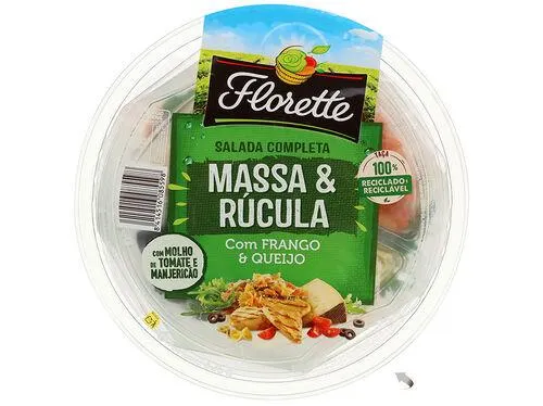 salada massa e rúcula florette 325 g