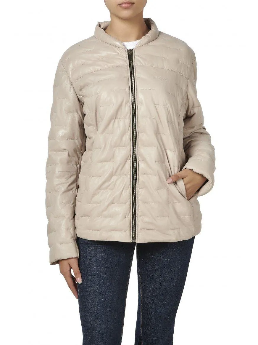 Casaco em pele Carmen