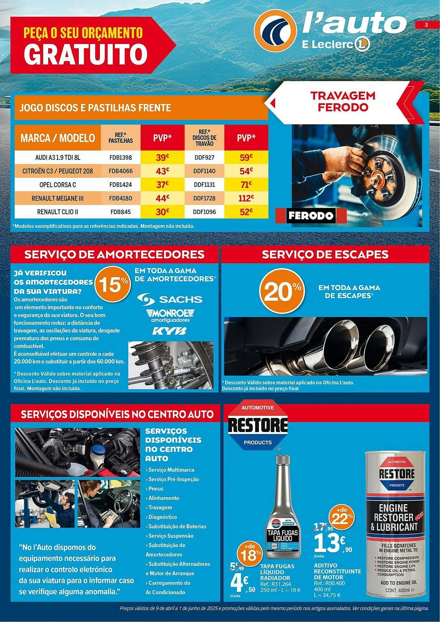 Folheto Folheto E.Leclerc de 9 de abril até 1 de junho 2025 - Pagina 3