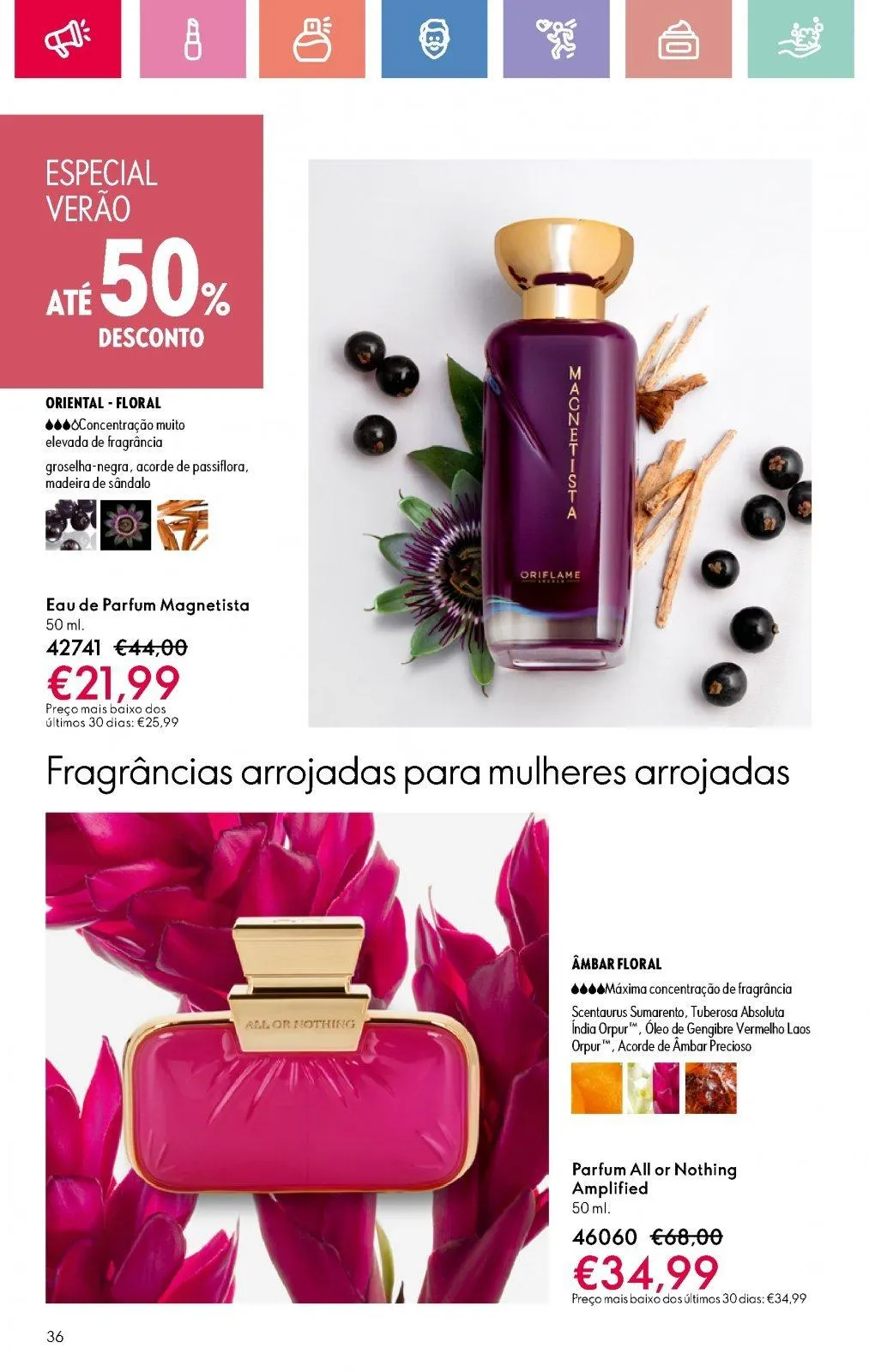 Folheto Folheto de Oriflame até 05.07.2025 de 18 de junho até 5 de julho 2025 - Pagina 36
