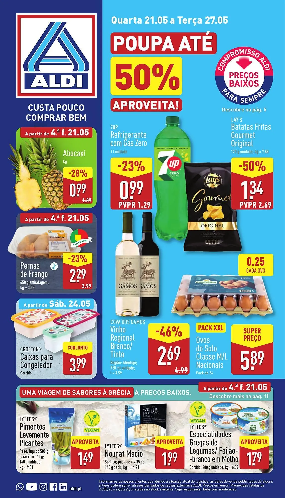 Folheto Folheto ALDI de 21 de maio até 27 de maio 2025 - Pagina 1
