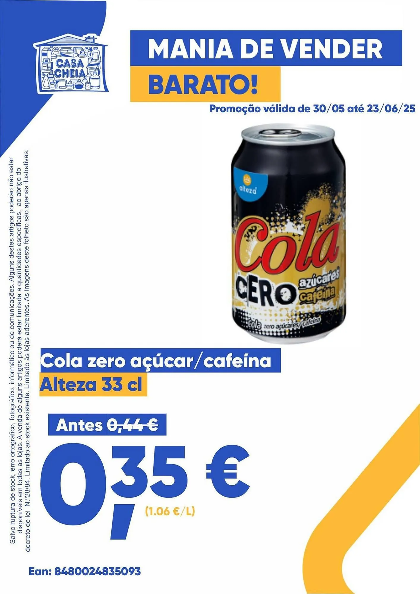 Folheto Folheto Casa Cheia de 30 de maio até 23 de junho 2025 - Pagina 1