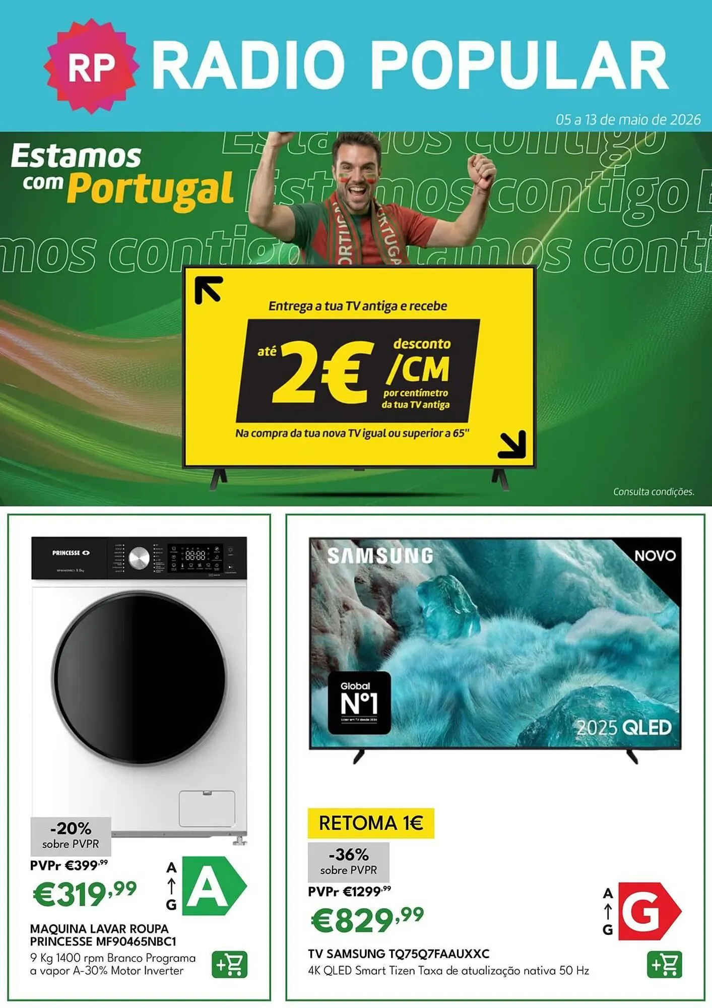 Folheto Folheto Radio Popular de 5 de maio até 12 de maio 2026 - Pagina 1