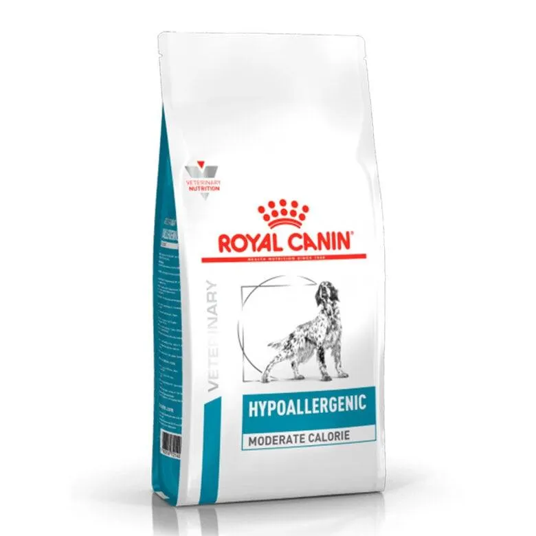 Royal Canin Veterinary Hypoallergenic Moderate Calorie ração para cães
