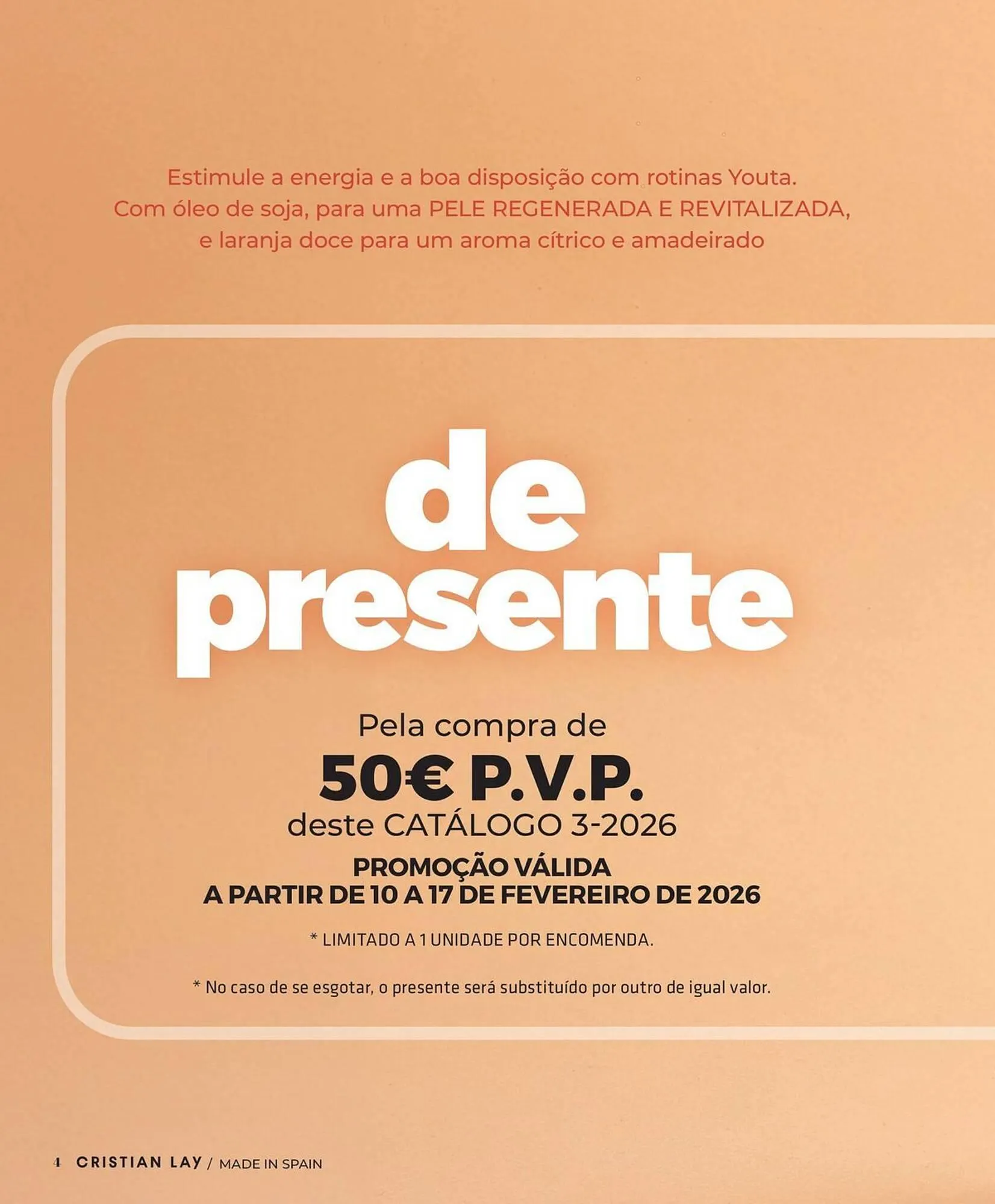 Folheto Catálogo Cristian Lay de 10 de fevereiro até 1 de março 2026 - Pagina 4