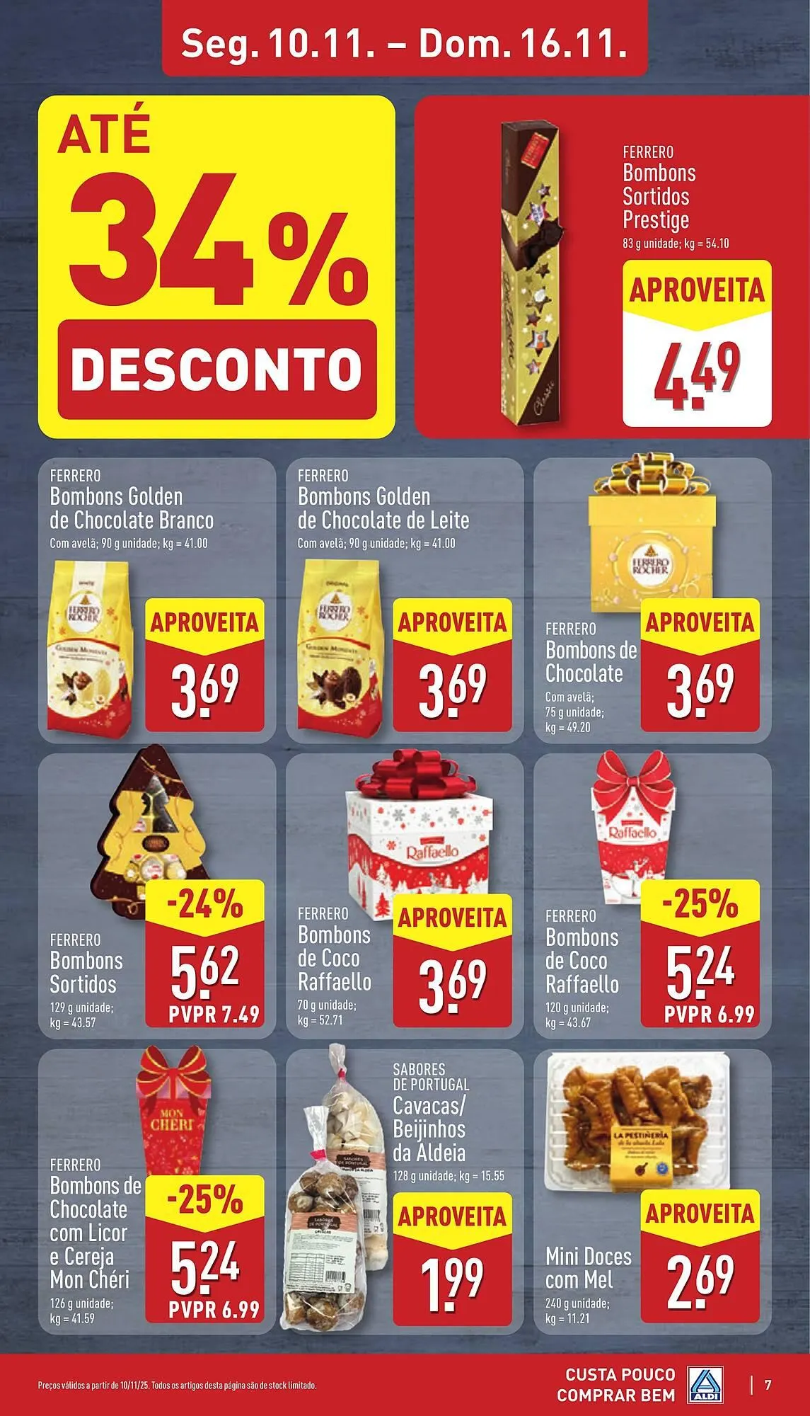 Folheto Folheto ALDI de 10 de novembro até 16 de novembro 2025 - Pagina 7