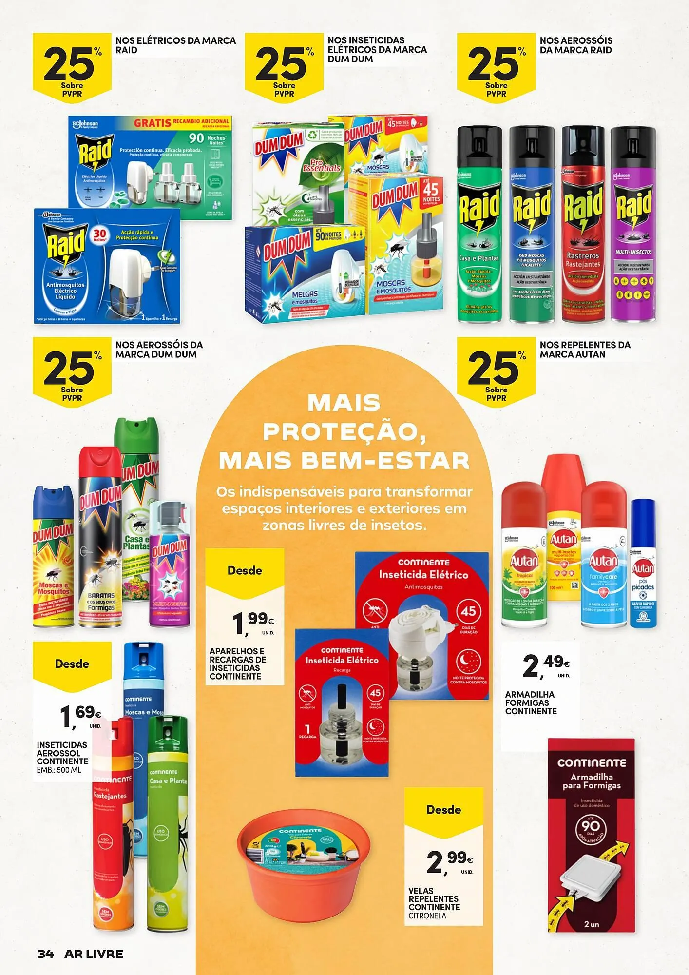 Folheto Folheto Continente de 20 de maio até 22 de junho 2025 - Pagina 34